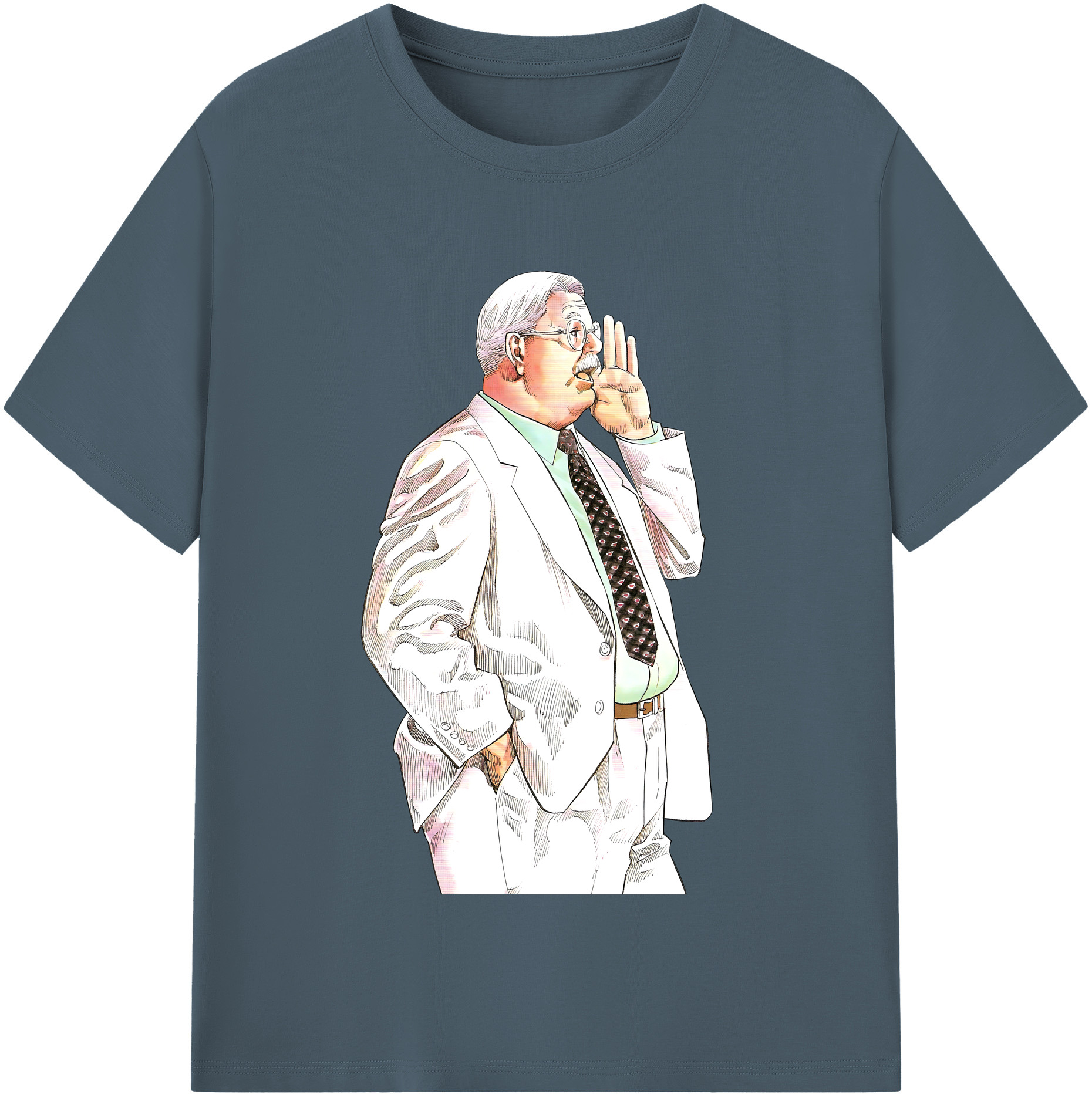 SLAM DUNK／スラムダンク 綿100％半袖Tシャツ（フロントプリント）